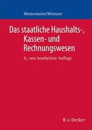 Cover von Das staatliche Haushalts-, Kassen- und Rechnungswesen