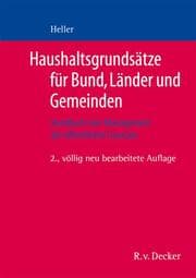 Cover von Haushaltsgrundsätze für Bund, Länder und Gemeinden