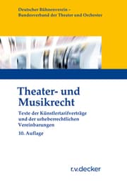 Cover von Theater- und Musikrecht