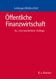 Cover von Öffentliche Finanzwirtschaft