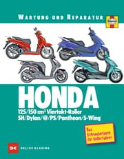Cover von Honda 125/150 cm3 Viertakt-Roller SH/Dylan/at/PS/Pantheon/S-Wing