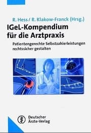 Cover von IGeL-Kompendium für die Arztpraxis