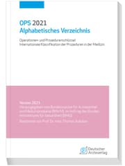 Cover von OPS 2021 Alphabetisches Verzeichnis