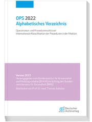 Cover von OPS 2022 Alphabetisches Verzeichnis