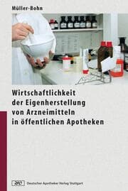 Cover von Wirtschaftlichkeit der Eigenherstellung von Arzneimitteln in öffentlichen Apotheken