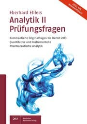 Cover von Analytik II Prüfungsfragen