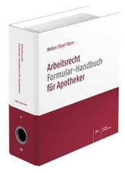 Cover von Arbeitsrecht Formular-Handbuch für Apotheker