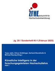 Cover von Künstliche Intelligenz in der forschungsgeleiteten Hochschullehre