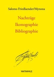 Cover von Nachträge, Ikonographie, Bibliographie