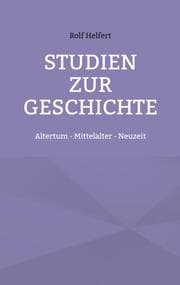 Cover von Studien zur Geschichte