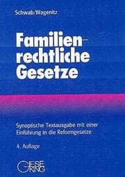 Cover von Familienrechtliche Gesetze