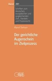 Cover von Der gerichtliche Augenschein im Zivilprozeß