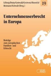 Cover von Unternehmenserbrecht in Europa