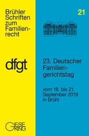 Cover von 23. Deutscher Familiengerichtstag