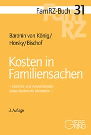 Cover von Kosten in Familiensachen