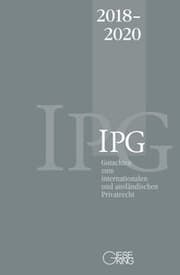 Cover von Gutachten zum internationalen und ausländischen Privatrecht (IPG) 2018-2020