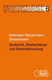 Cover von Strafrecht, Strafverfahren und Strafvollstreckung