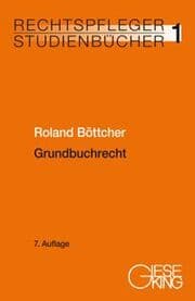 Cover von Grundbuchrecht