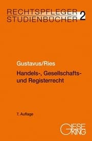 Cover von Handels-, Gesellschafts- und Registerrecht