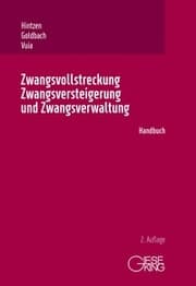 Cover von Zwangsvollstreckung, Zwangsversteigerung und Zwangsverwaltung