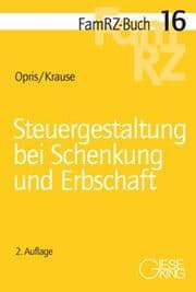 Cover von Steuergestaltung bei Schenkung und Erbschaft