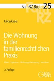 Cover von Die Wohnung in der familienrechtlichen Praxis
