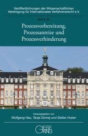 Cover von Prozessvorbereitung, Prozessanreize und Prozessverhinderung
