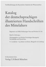 Cover von Katalog der deutschsprachigen illustrierten Handschriften des Mittelalters Band 8, Lfg. 5