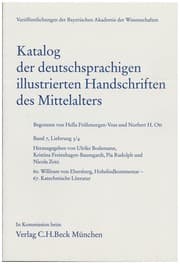 Cover von Katalog der deutschsprachigen illustrierten Handschriften des Mittelalters Band 7, Lfg. 3/4