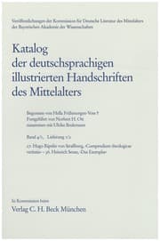Cover von Katalog der deutschsprachigen illustrierten Handschriften des Mittelalters Band 4/1, Lfg. 1/2: 27-36