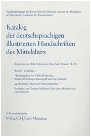 Cover von Katalog der deutschsprachigen illustrierten Handschriften des Mittelalters Band 6, Lfg. 1