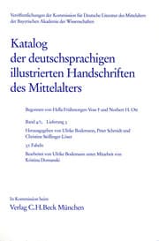 Cover von Katalog der deutschsprachigen illustrierten Handschriften des Mittelalters Band 4/1, Lfg.: 27-37