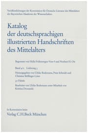 Cover von Katalog der deutschsprachigen illustrierten Handschriften des Mittelalters Band 4/1, Lfg. 3: 37