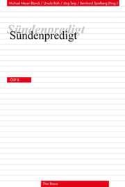 Cover von Sündenpredigt