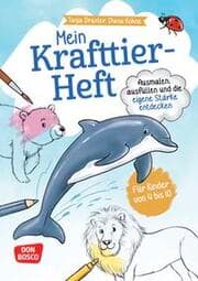Cover von Mein Krafttier-Heft. Ausmalen, ausfüllen und die eigene Stärke entdecken