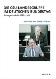 Cover von Die CSU-Landesgruppe im Deutschen Bundestag