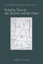 Cover von Kritische Theorie der Technik und der Natur