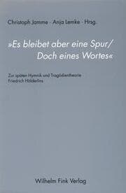 Cover von 'Es bleibet aber eine Spur/Doch eines Wortes'