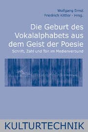Cover von Die Geburt des Vokalalphabets aus dem Geist der Poesie