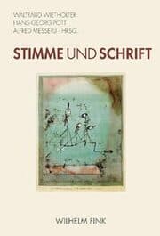Cover von Stimme und Schrift