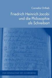 Cover von Heinrich Jacobi und die Philosophie als Schreibart