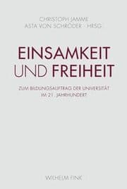 Cover von Einsamkeit und Freiheit