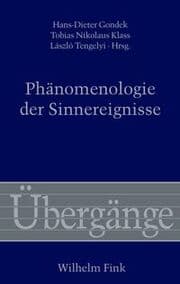 Cover von Phänomenologie der Sinnereignisse
