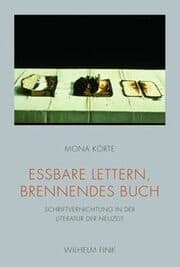 Cover von Essbare Lettern, brennendes Buch