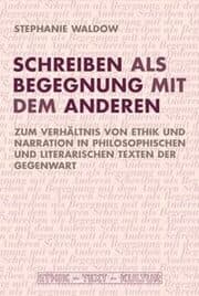 Cover von Schreiben als Begegnung mit dem Anderen
