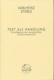 Cover von Text als Handlung