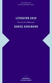 Cover von Literator 2010: Daniel Kehlmann