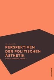 Cover von Perspektiven der politischen Ästhetik