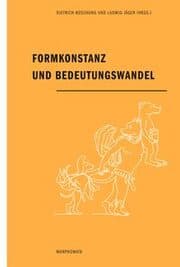 Cover von Formkonstanz und Bedeutungswandel