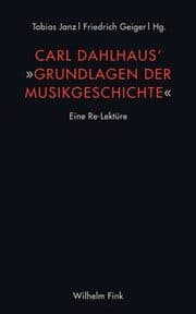 Cover von Carl Dahlhaus' Grundlagen der Musikgeschichte